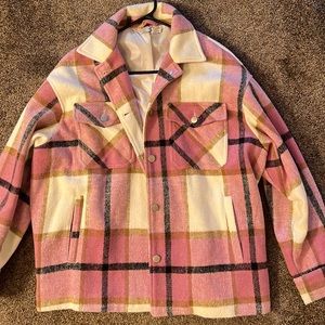 Plaid jacket. Size small